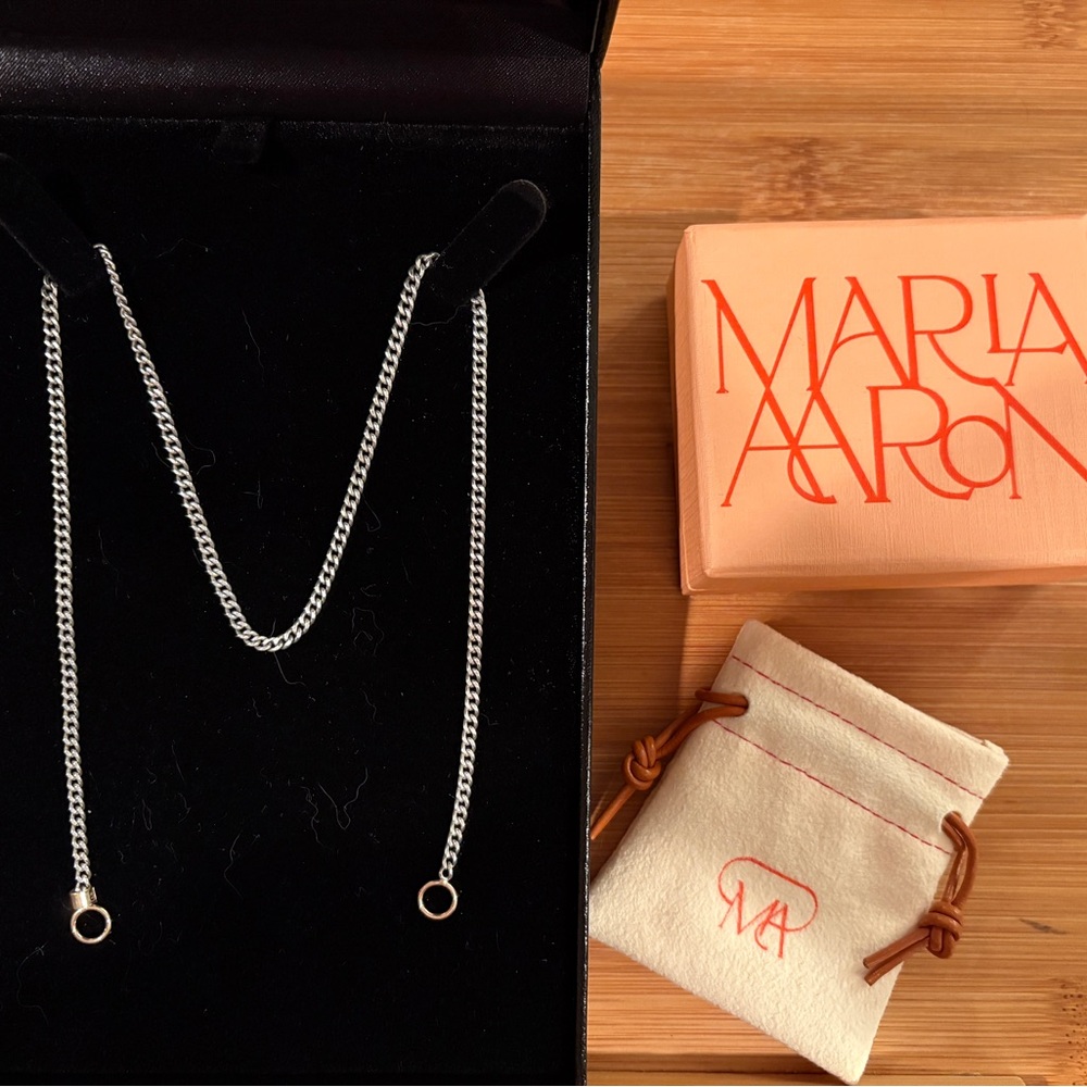Marla Aaron Curb Chain Silver & YG